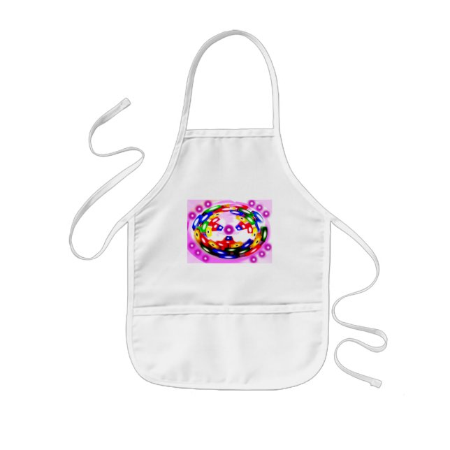 Blocks in a Bubble Kids' Apron (Front)