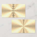 Blocks in Gold, 3D Rainbow Business Card