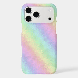 Blocks in Pastel Colors 3D Rainbow Art iPhone 17 Pro Max Case