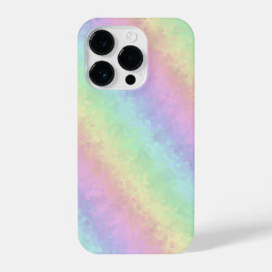 Blocks in Pastel Colors 3D Rainbow Art iPhone 14 Pro Case