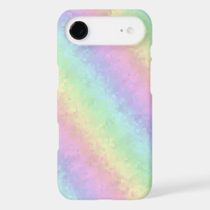 Blocks in Pastel Colors 3D Rainbow Art iPhone 17 Air Case