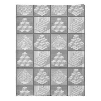 Blocks Maze Puzzle Duvet Cover