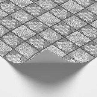 Blocks Maze Puzzle Wrapping Paper