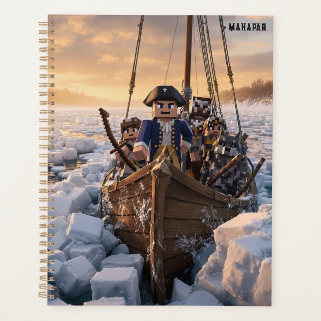 "Blocky Delaware Crossing" Planner (Front)