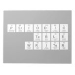 Periodic Table Writer  Blocnotes Opschrijfboeken