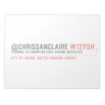 @ChrisSanClaire  Blocnotes Opschrijfboeken