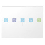 au mg cu ag pb   Blocnotes Opschrijfboeken