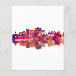 Bloemfontein South Africa Skyline Flyer