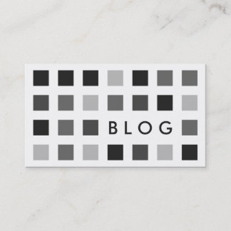 BLOG (mod squares) Business Card
