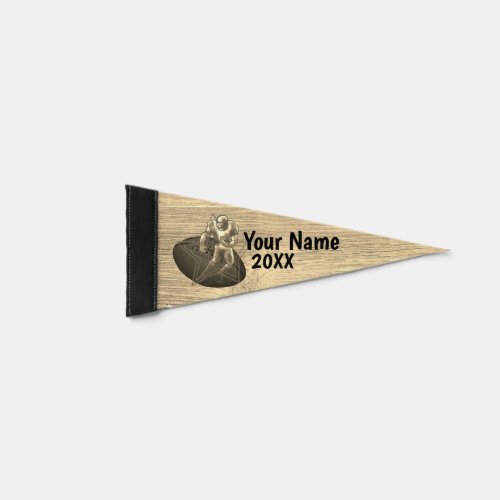 Blog This Football custom name Pennant Flag