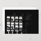 Blog typewriter script (Front/Back)