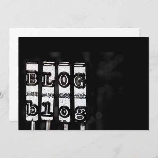 Blog typewriter script (Front/Back)