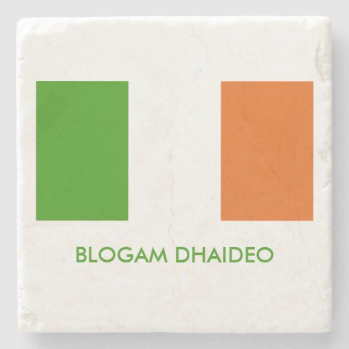 Blogam Dhaideo Irish Grandpas Cuppa Shamrock Stone Coaster