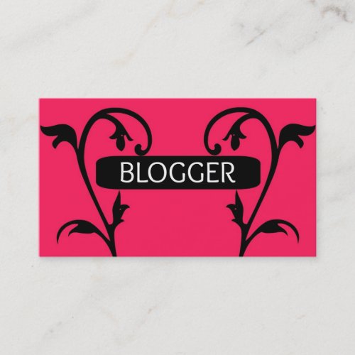 Blogger Business Card