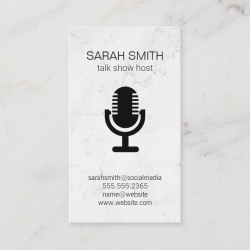 Blogger  Talk Show Host  Podcast Business Card