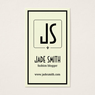 Off White Business Cards Templates Zazzle Bloggers Minimalistic Black Cream Off White Business Card