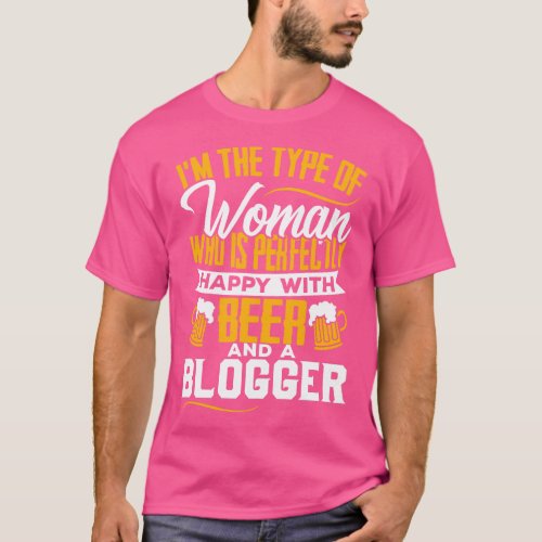 Bloggers Wife Girlfriend Blog Blogging  T_Shirt