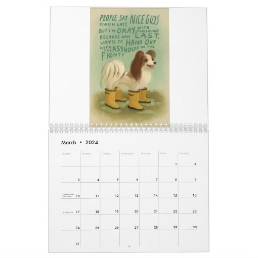 Bloggess Calendar 2022 Zazzle