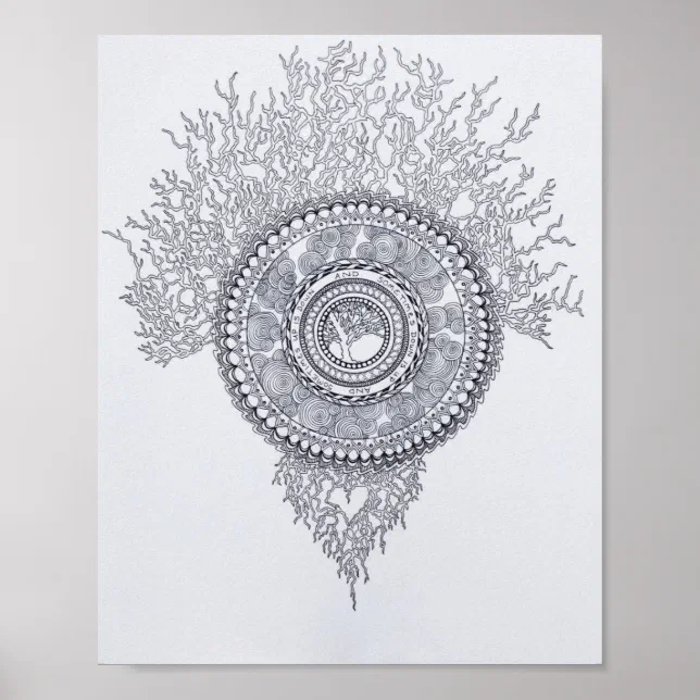 Bloggess coloring page poster Zazzle