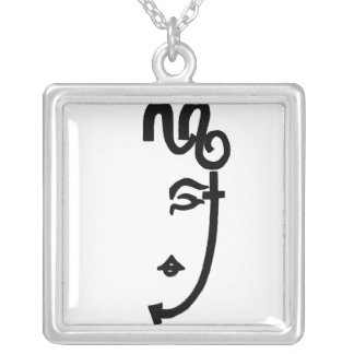 BLOGO-NECKLACE SILVER PLATED NECKLACE