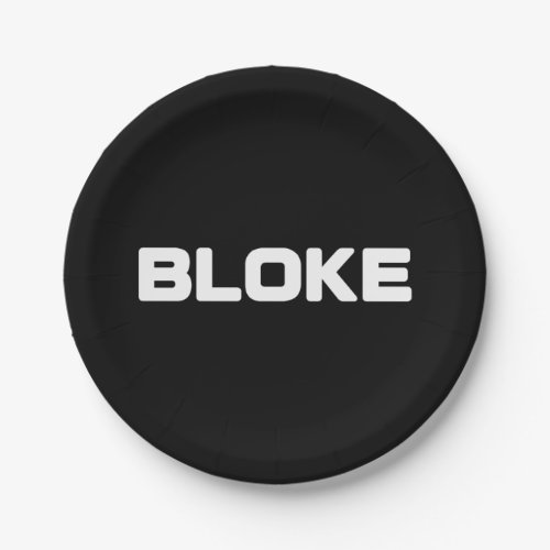 BLOKE PAPER PLATES