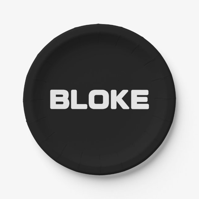 BLOKE PAPER PLATES (Front)