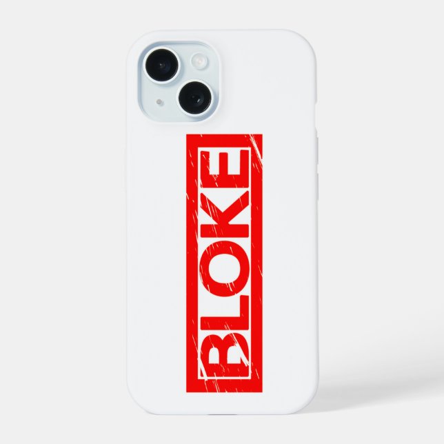 Bloke Stamp Iphone Case (Back)