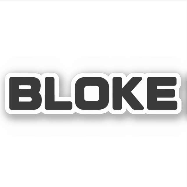 BLOKE STICKER (Front)