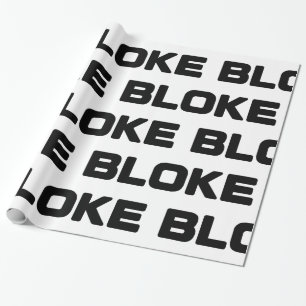 BLOKE WRAPPING PAPER