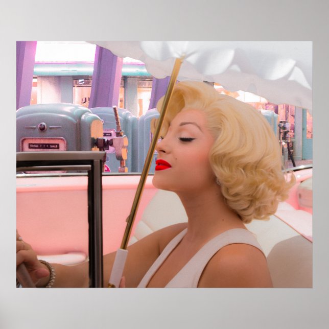 Blond and the 50's poster (Front)