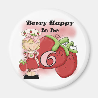Blond Berry 6th Birthday T-shirts and Gifts Magnet