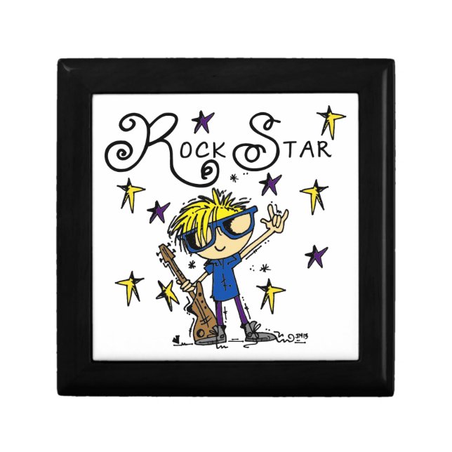 Blond Boy Rock Star Gift Box (Front)