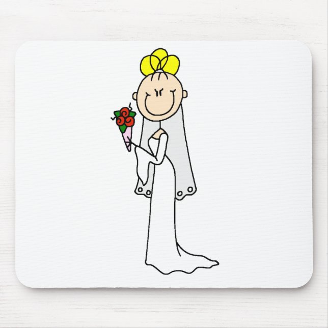 Blond Bride Mousepad (Front)