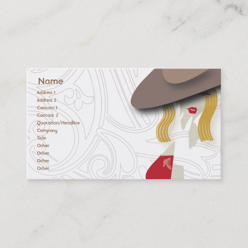 Customizable Blond - Business Business Card Templates