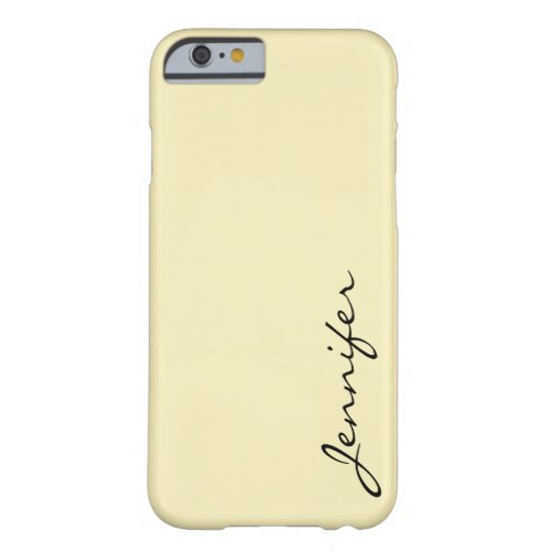 Blond color background barely there iPhone 6 case