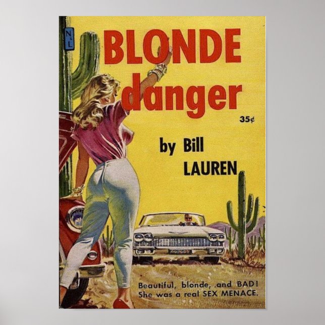 Blond Danger Poster (Front)