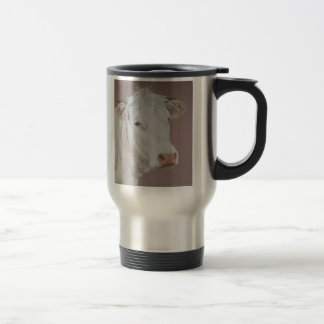 Blond D'Aquitaine Cow Travel Mug