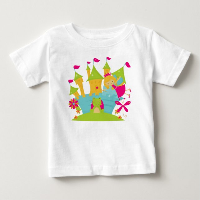 Blond Fairy Princess Baby Sleeveless Dress Baby T-Shirt (Front)