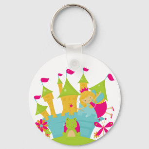 Blond Fairy Princess Keychain