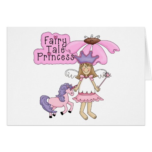 Blond Fairy Tale Princess Cards (Front Horizontal)