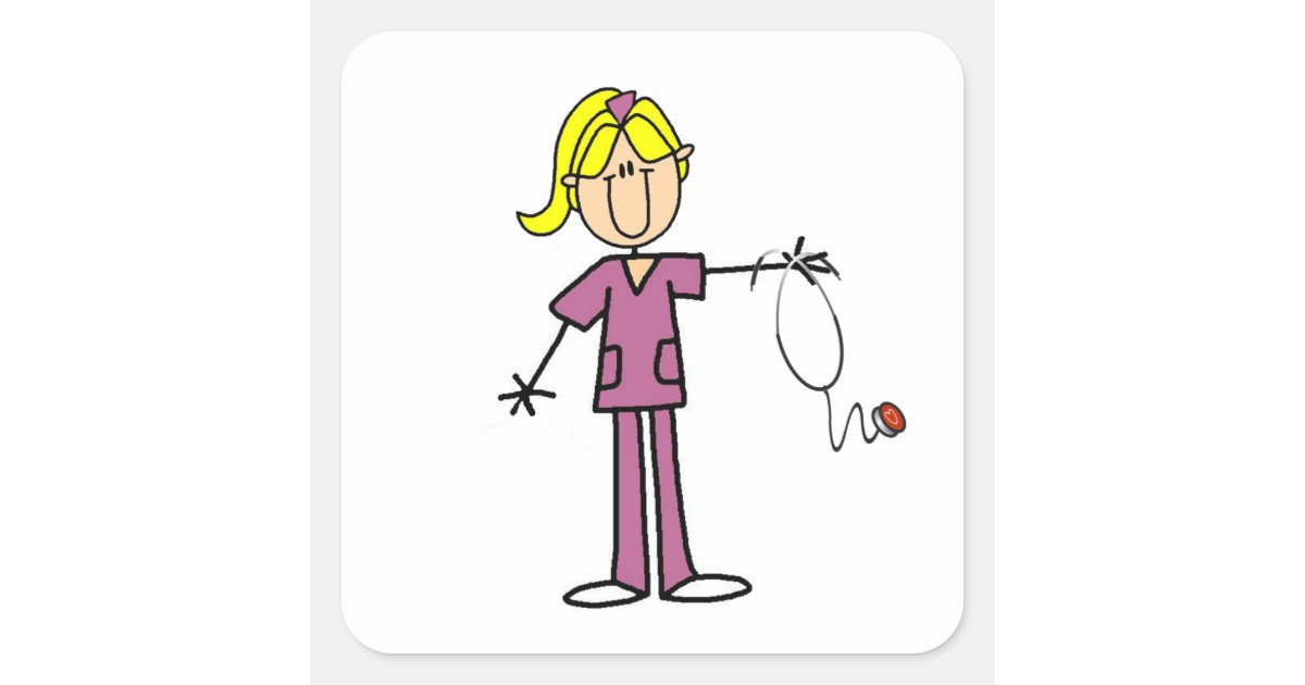 nurse stick figure clip art
