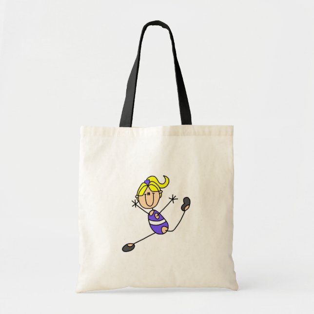 Blond Girl Gymnastics T-shirts and Gifts Tote Bag (Front)
