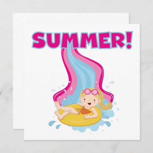 Blond Girl Summer (Front/Back)