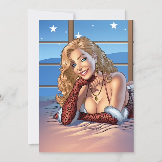 Blond Hair, Blue Eyed Beauty Illustration - Al Rio (Front)