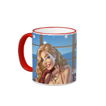 Blond Hair, Blue Eyed Beauty Illustration - Al Rio