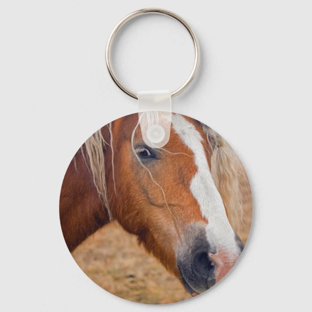 Blond Horse Keychain (Front)