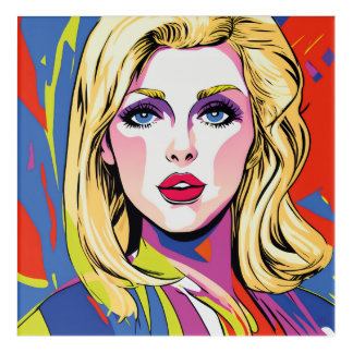 blond Lady - Pop Art Series