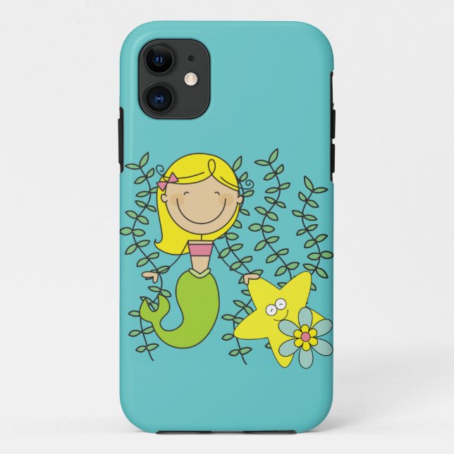 Blond Mermaid Case-Mate iPhone Case (Back)