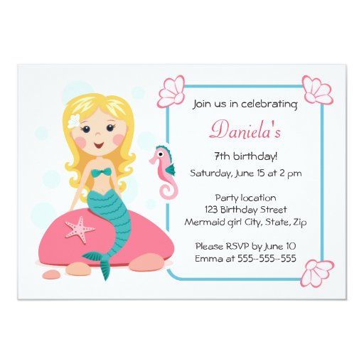 Cute Girly Invitations 7