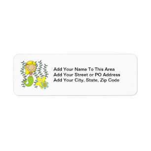 Blond Mermaid Label